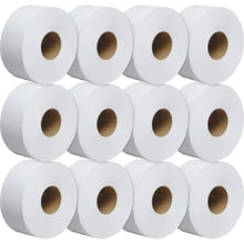 Load image into Gallery viewer, Scott JRT Jr. Jumbo 1-Ply Toilet Paper, 2000&#39; Roll, 100% Recycled, 3,380 Sheets Per Roll, Case Of 12 Rolls