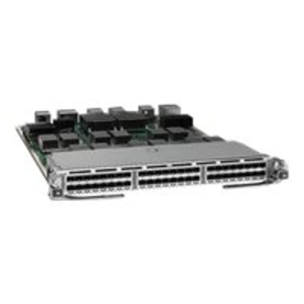 Cisco Nexus 7700 F3-Series 48-Port Fiber 1 and 10G Ethernet Module - Expansion module - Gigabit Ethernet / 10Gb Ethernet / FCoE SFP+ x 48 - for Nexus 7700, 7700 18, 7700 18-Slot, 7700 6, 7710