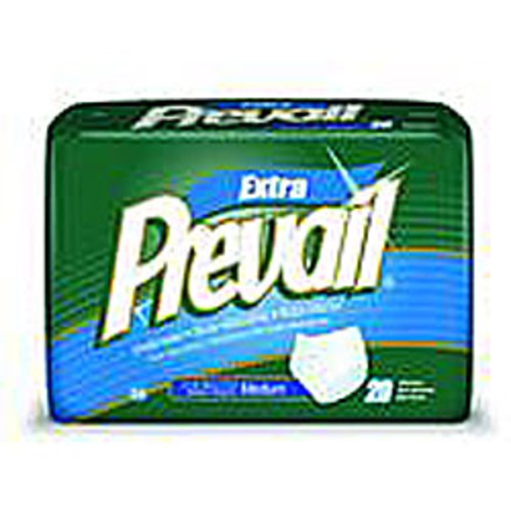 Prevail Protective Underwear - Adjustable, Extra And Super Plus, 20in-34in, Youth/Small, Pack Of 22