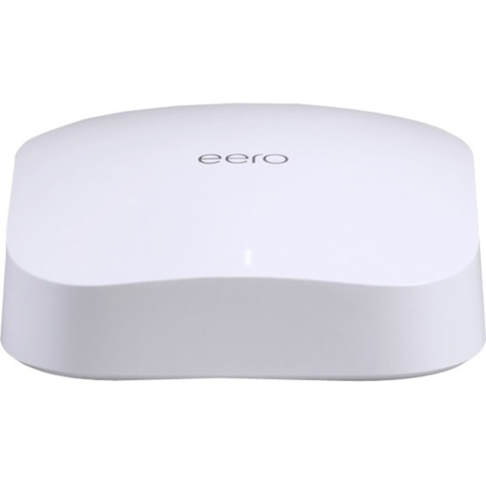 eero Pro 6 Wi-Fi 6 IEEE 802.11ax Ethernet Wireless Router - 2.40 GHz ISM Band - 5 GHz UNII Band - 2 x Broadband Port - USB - Gigabit Ethernet - Desktop