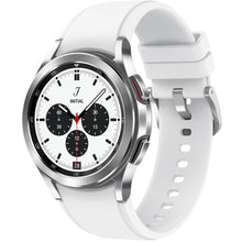 Load image into Gallery viewer, Samsung Galaxy Watch4 Classic, 42mm, Silver, Bluetooth - 16 GB - 1.50 GB Standard Memory - 1.2in - Android Wear - Bluetooth - GPS - Near Field Communication - Silver