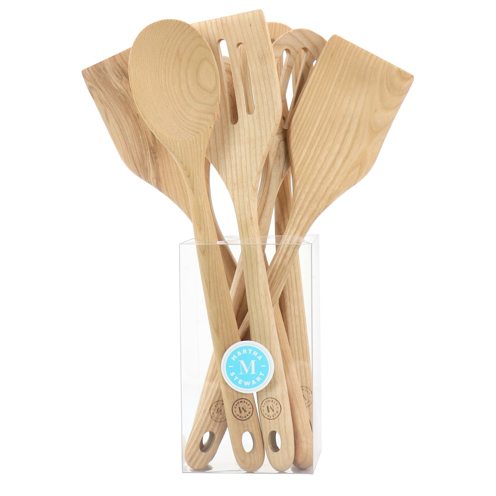 Martha Stewart Ashwood 8-Piece Wooden Kitchen Tool Set