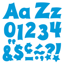 Load image into Gallery viewer, TREND Ready Letters, Friendly Uppercase/Lowercase Combo, 4in, Blue, Pre-K - Grade 12, Pack Of 225