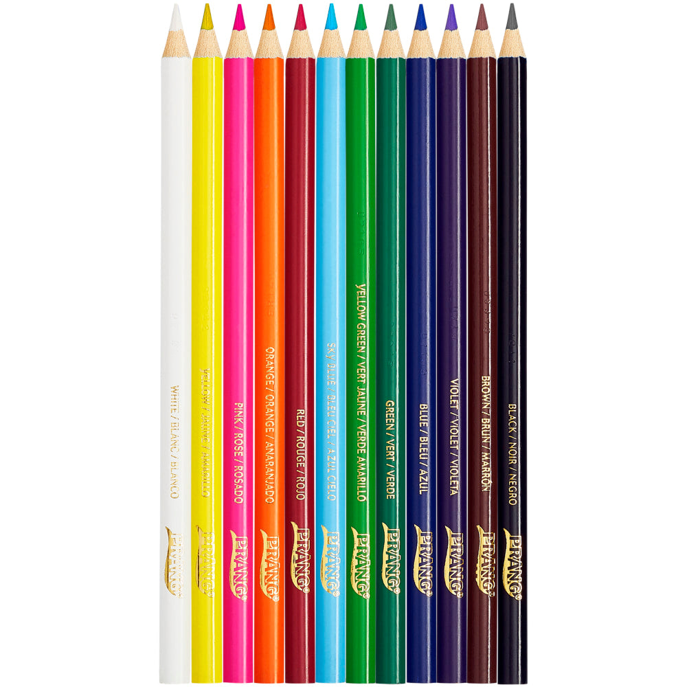 Prang Color Pencils, 3.3 mm, Pack Of 12