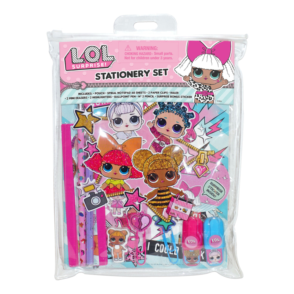 L.O.L. Surprise! 12-Piece Stationery Set