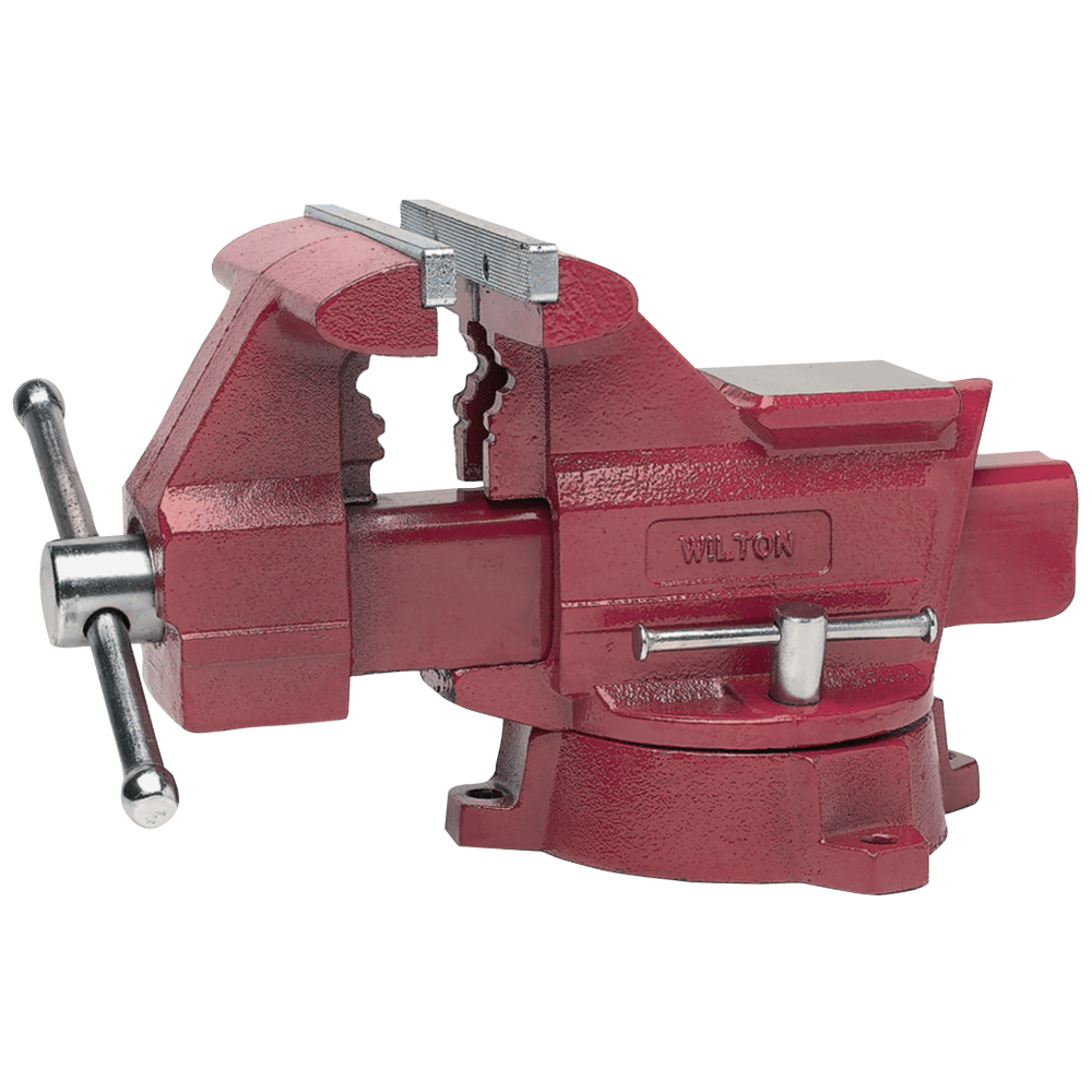 Utility Vises, 6 1/2 in Jaw, 3 13/16 in Throat, Swivel Base