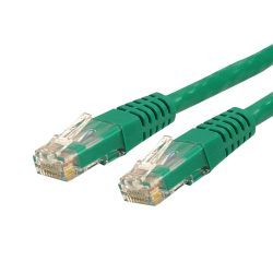 StarTech.com 2ft CAT6 Ethernet Cable - Green Molded Gigabit - 100W PoE UTP 650MHz - Category 6 Patch Cord UL Certified Wiring/TIA - 2ft Green CAT6 Ethernet cable delivers Multi Gigabit 1/2.5/5Gbps & 10Gbps up to 160ft - 650MHz