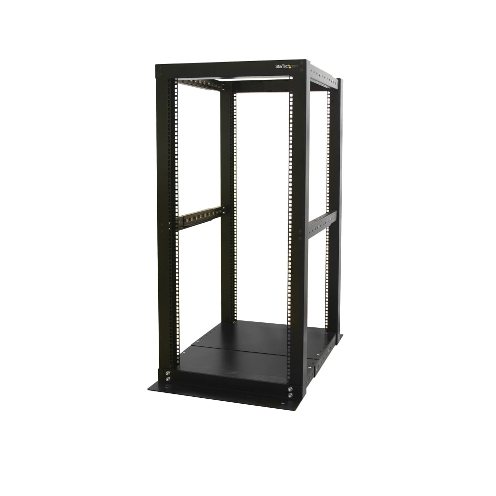 StarTech.com 25U 4-Post Open Frame Server Rack Cabinet