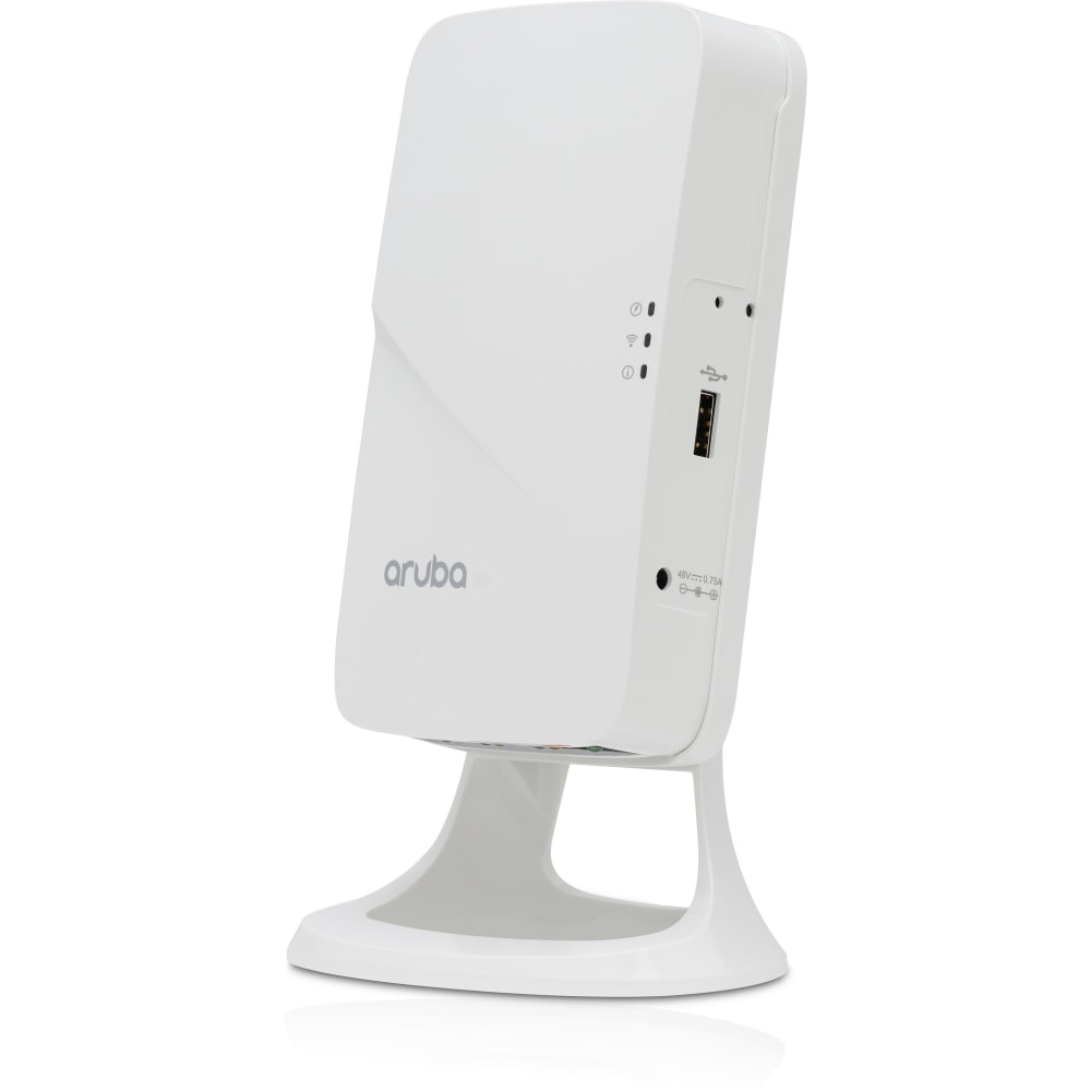 Aruba AP-303H IEEE 802.11ac 1.24 Gbit/s Wireless Access Point - 5 GHz, 2.40 GHz - MIMO Technology - 6 x Network (RJ-45) - Gigabit Ethernet - PoE Ports - Wall Mountable, Desktop