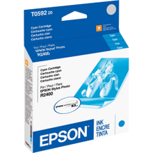 Load image into Gallery viewer, Epson T0592 UltraChrome K3 Cyan Ink Cartridge, T059220