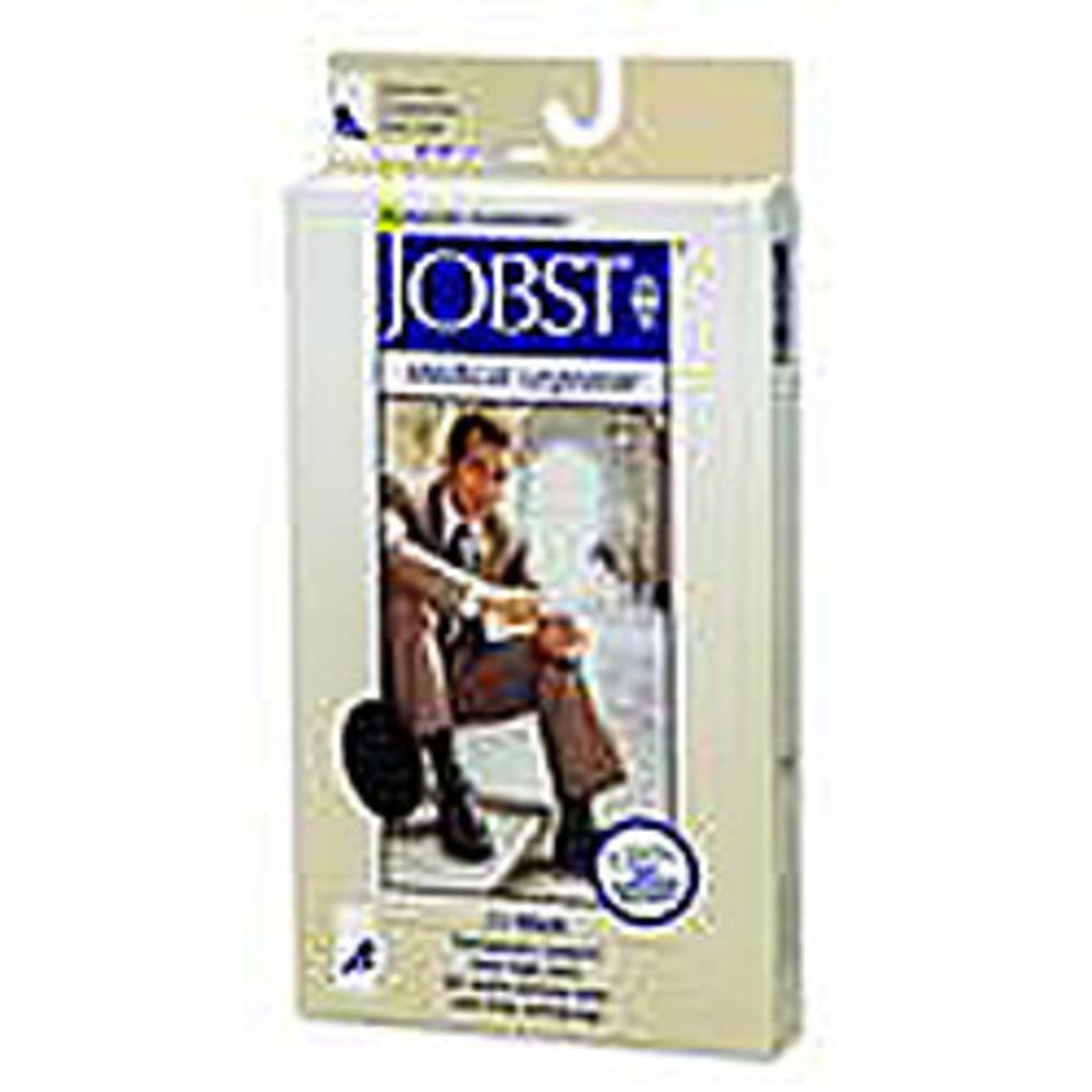 Jobst For Men Knee-High Socks, Black, Medium: Ankle Circumference: 8 1/2in-9 1/2in, Calf Circumference: 12 1/2in-17in, Compression: 30-40 mmHg