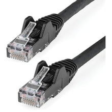 Load image into Gallery viewer, StarTech.com 15ft (4.6m) CAT6 Ethernet Cable, LSZH (Low Smoke Zero Halogen) 10 GbE Snagless 100W PoE UTP RJ45 Black Network Patch Cord ETL - 15ft/4.6m Black LSZH CAT6 Ethernet Cable - 10GbE Multi Gigabit 1/2.5/5Gbps/10Gbps to 55m