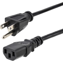 StarTech.com 6 ft Standard Computer Power Cord - NEMA5-15P to C13 - Power cable - 10 Pack - 5-15 to C13 Power Cord - 6 ft Computer Power Cord - AC Power Cord - NEMA Power Cord - C13 Power Cable - 10 Pack