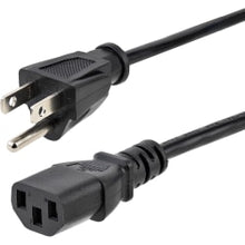 Load image into Gallery viewer, StarTech.com 6 ft Standard Computer Power Cord - NEMA5-15P to C13 - Power cable - 10 Pack - 5-15 to C13 Power Cord - 6 ft Computer Power Cord - AC Power Cord - NEMA Power Cord - C13 Power Cable - 10 Pack